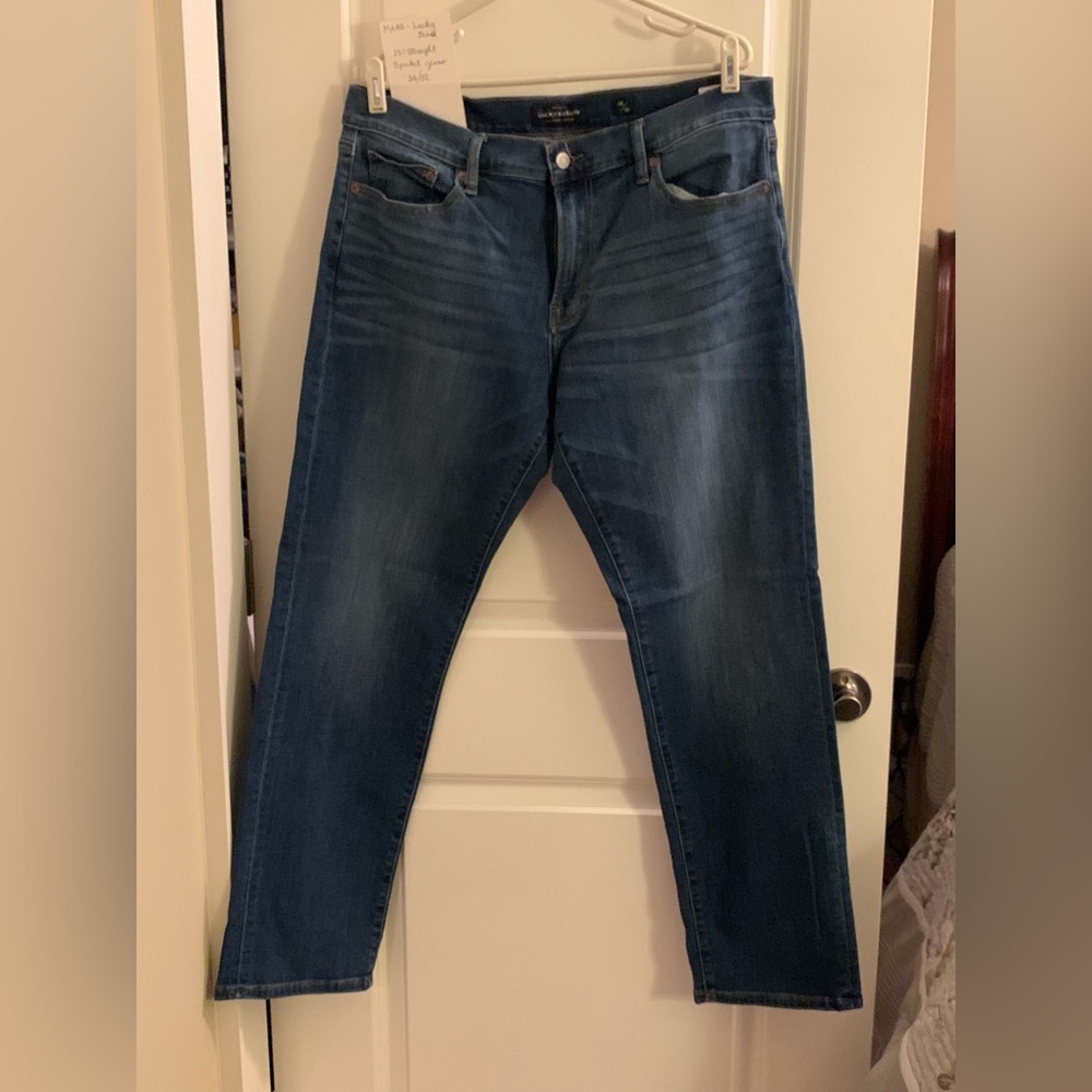 Men’s - Lucky Brand - 221 Straight - 5 Pocket Jeans - 36x32